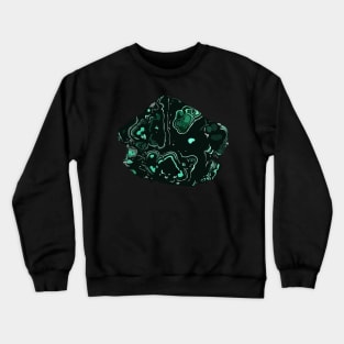 Malachite slice Crewneck Sweatshirt